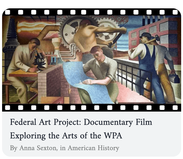 Documentary film by Michael Maglaras explores the arts of the WPA - 217 ...